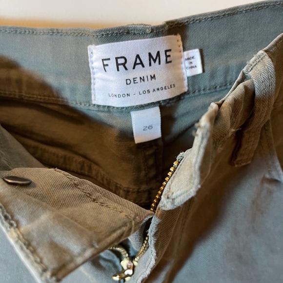 Frame olive green shorts - Picture 4 of 11